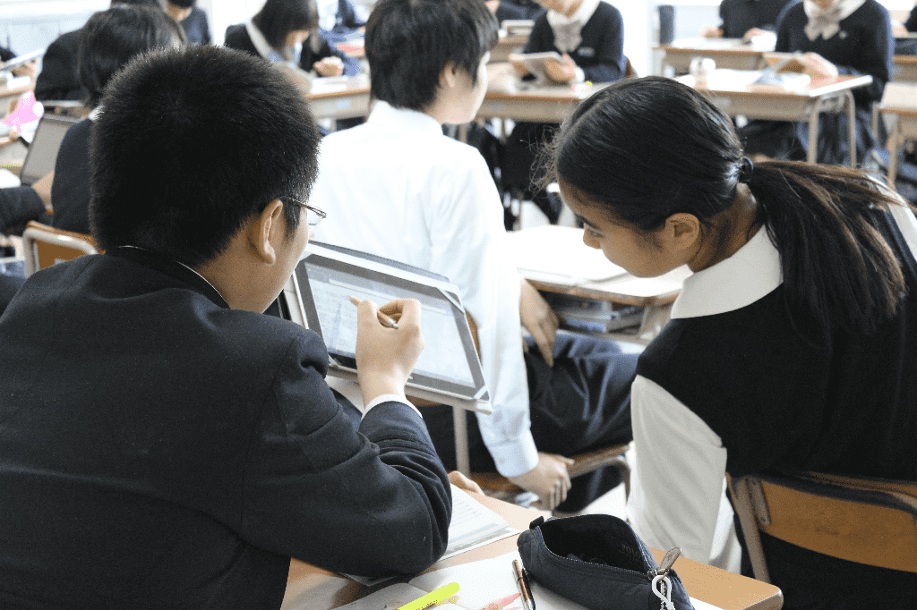 2016/04/21　中学３年タブレット学習