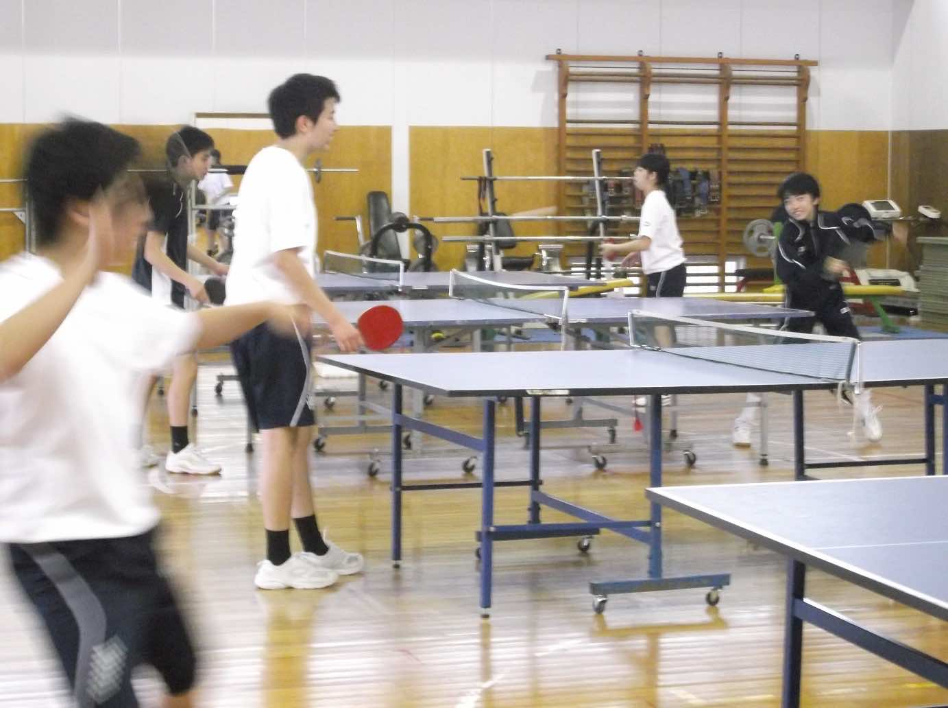 2016/05/14　部活動（陸上部・卓球部）