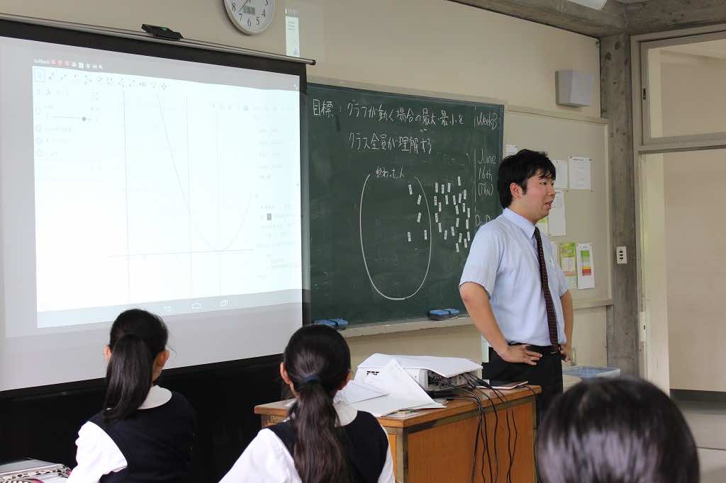 2016/06/16　白倉先生研究授業・中学生GTEC受験