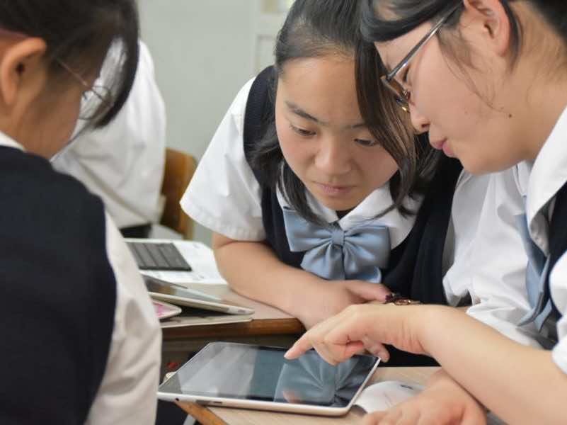 2016/07/06　朝礼・野球部壮行会・タブレット型端末を活用した進路指導