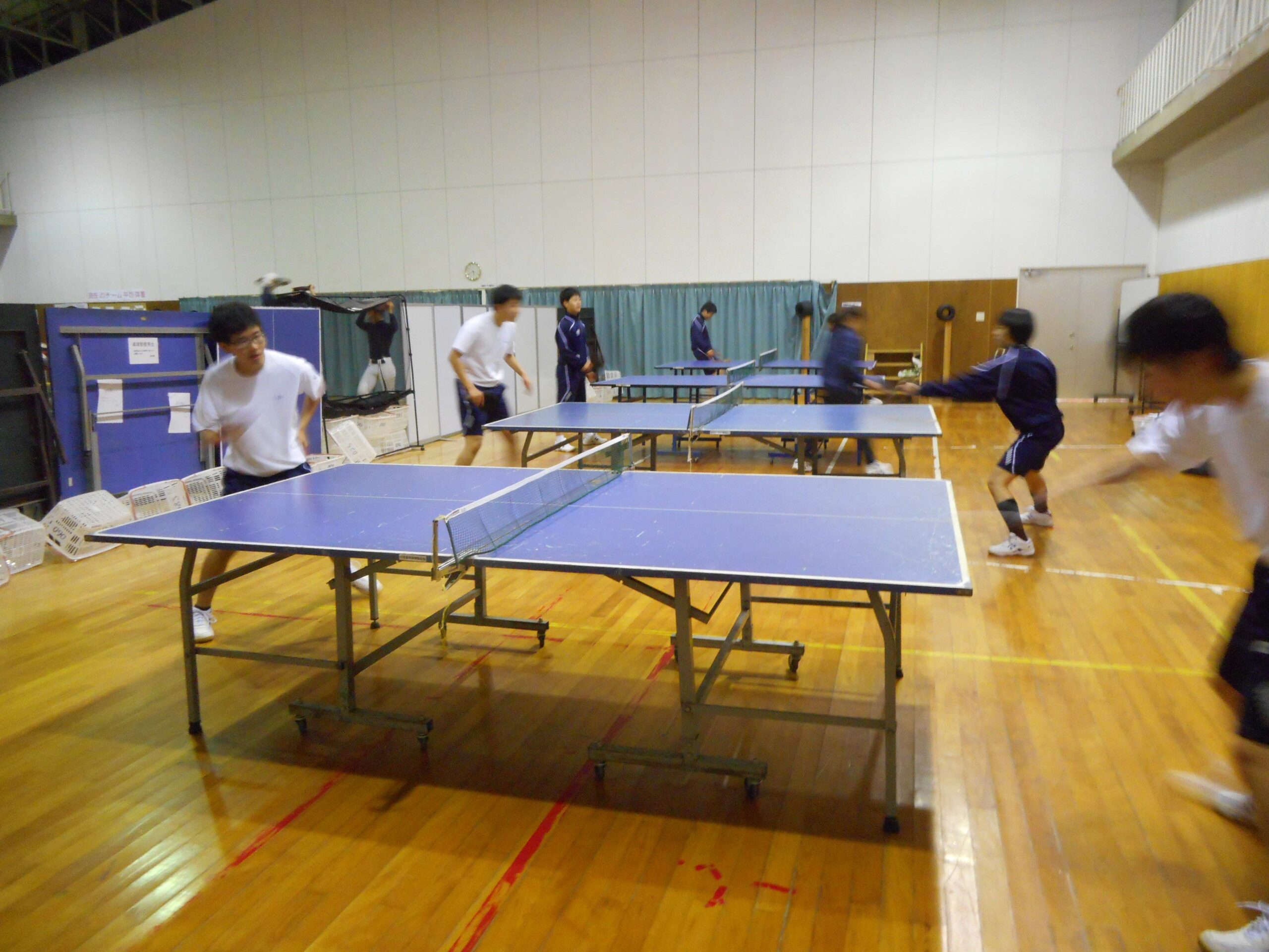 2017/01/16　部活動（卓球部）・近景（紫雲山･奥の池）