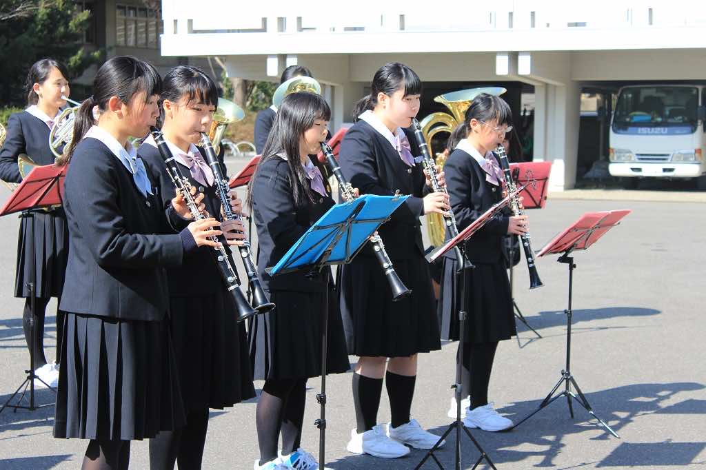 2017/02/16　研究授業・授業風景・中庭ｺﾝｻｰﾄ