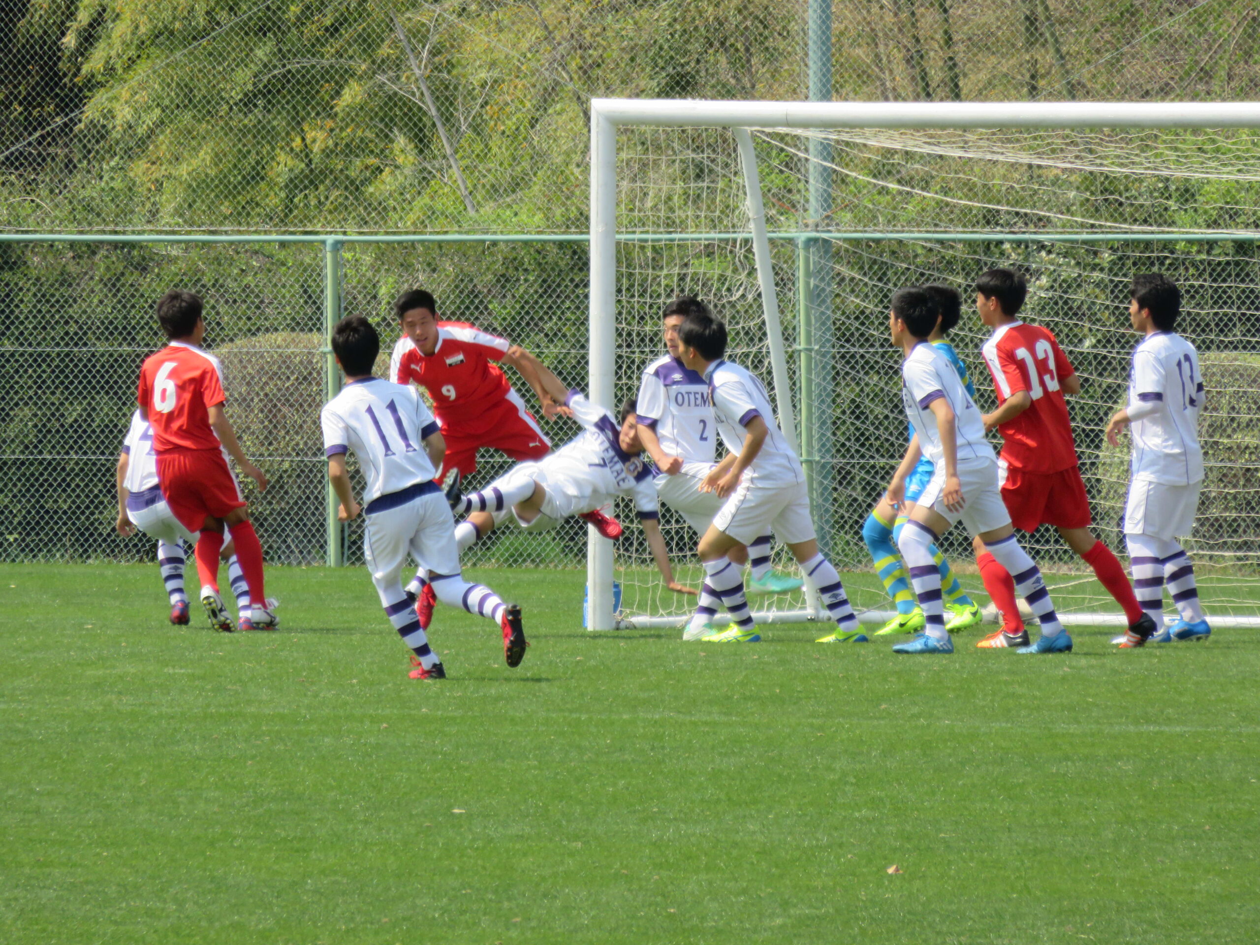 2017/04/17　サッカー部試合