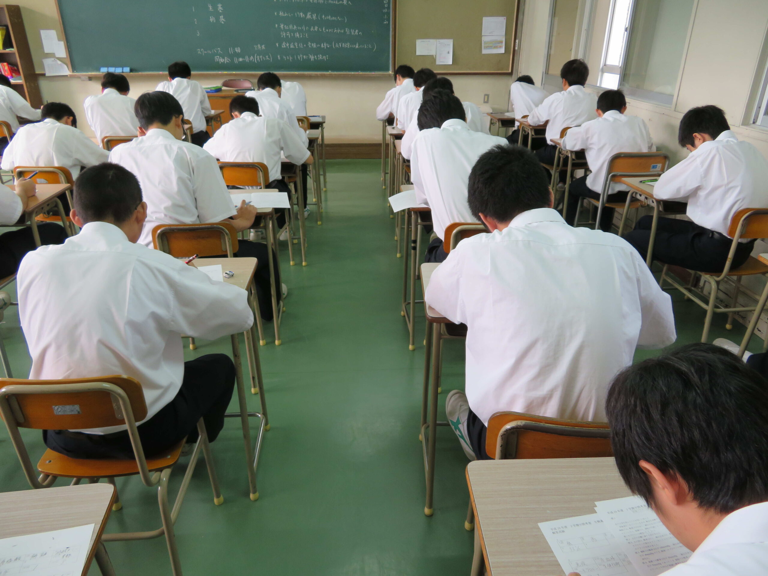 2017/10/04　中間考査2日目