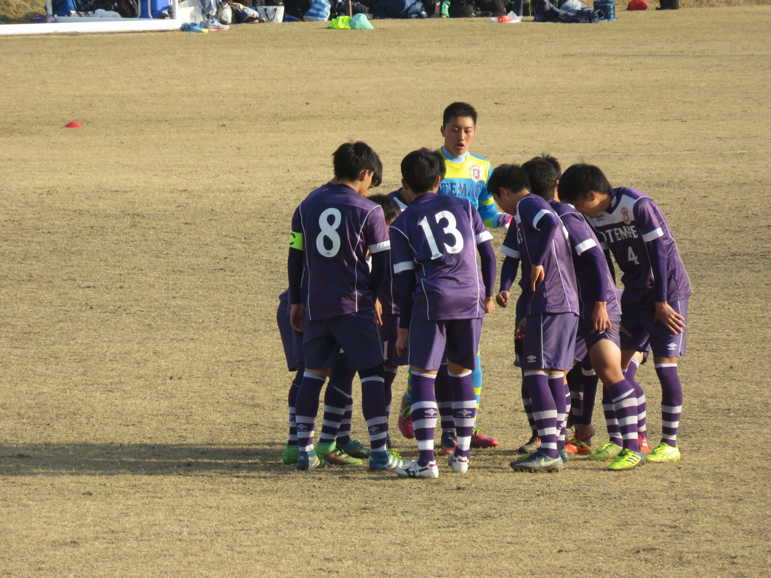 2018/01/22　サッカー新人戦　サッカー部OB活躍