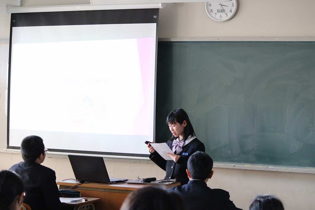 2018/02/06　中学１・２年生英語スピーチ