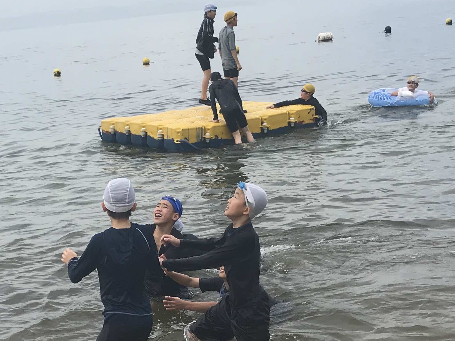 2018/07/11　中学臨海学習1日目