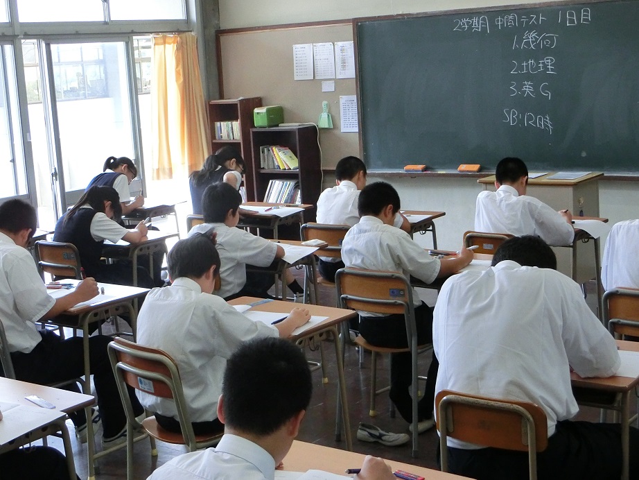 2019/10/01　中間テスト初日