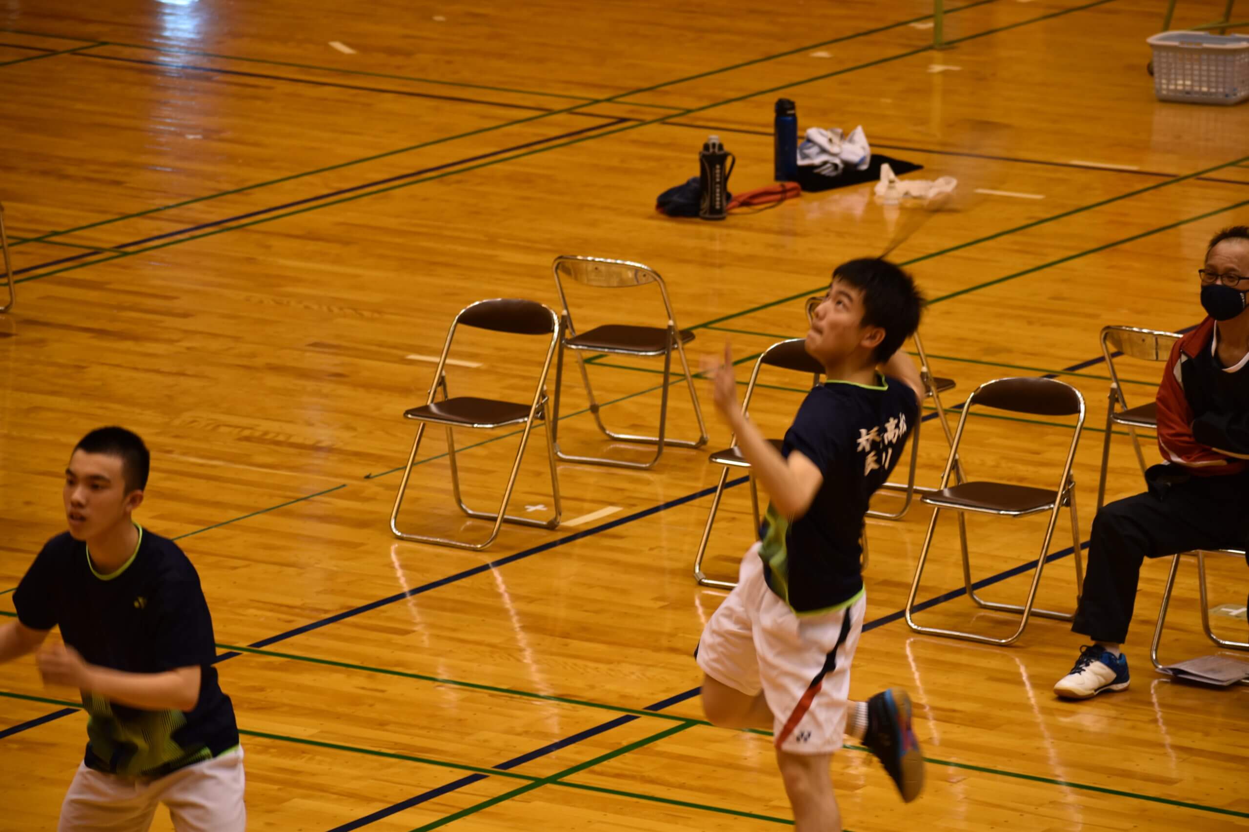 2021/06/08　バドミントン部、テニス部、水泳部高校総体