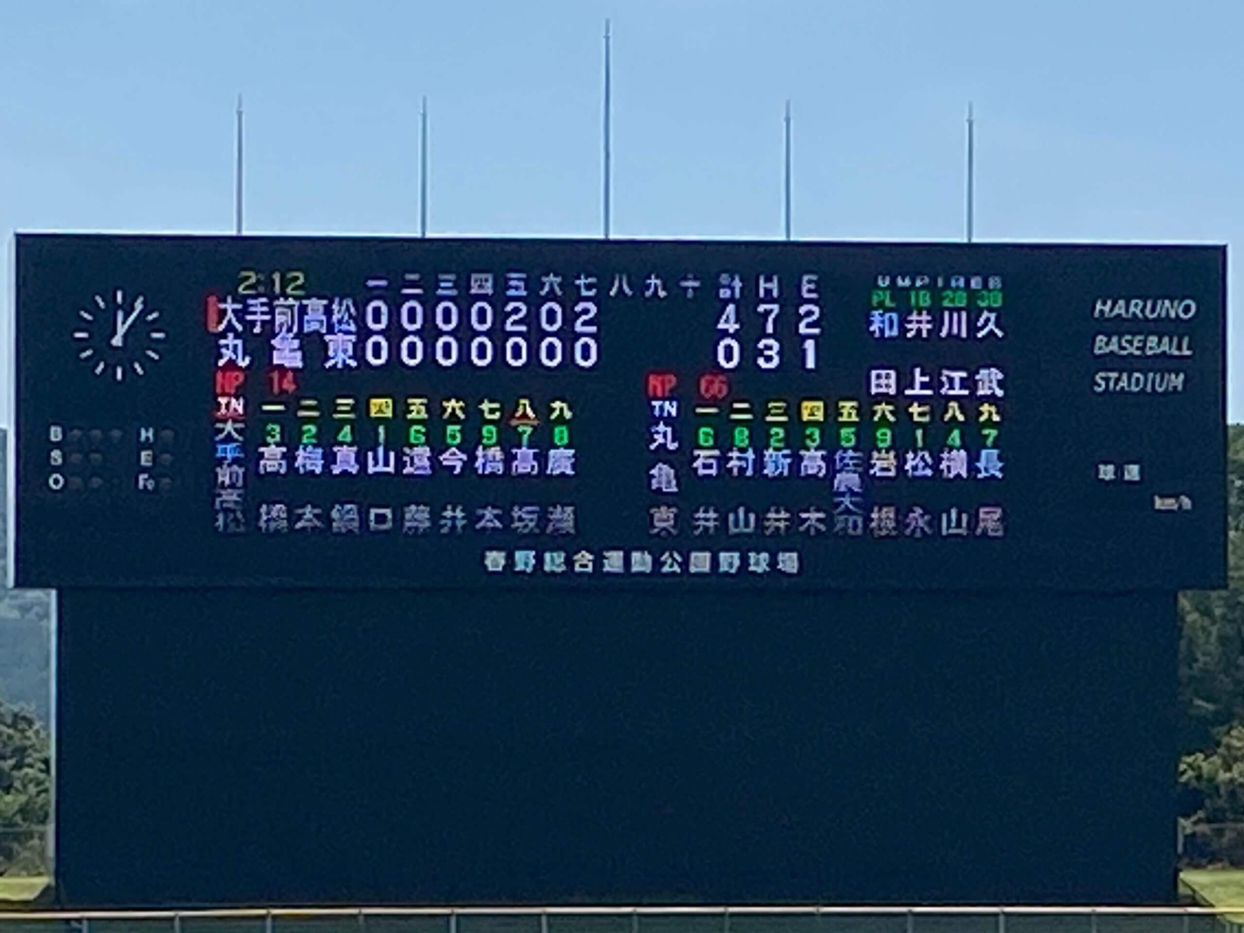 2021/08/03　四国 中学校軟式野球大会2021　優勝