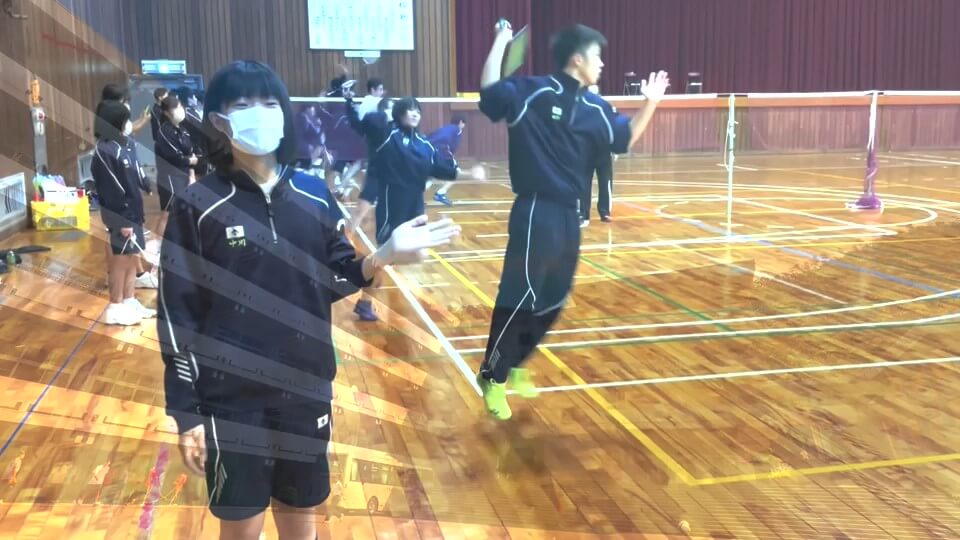 2021/11/26　中学生が紹介するバドミントン部