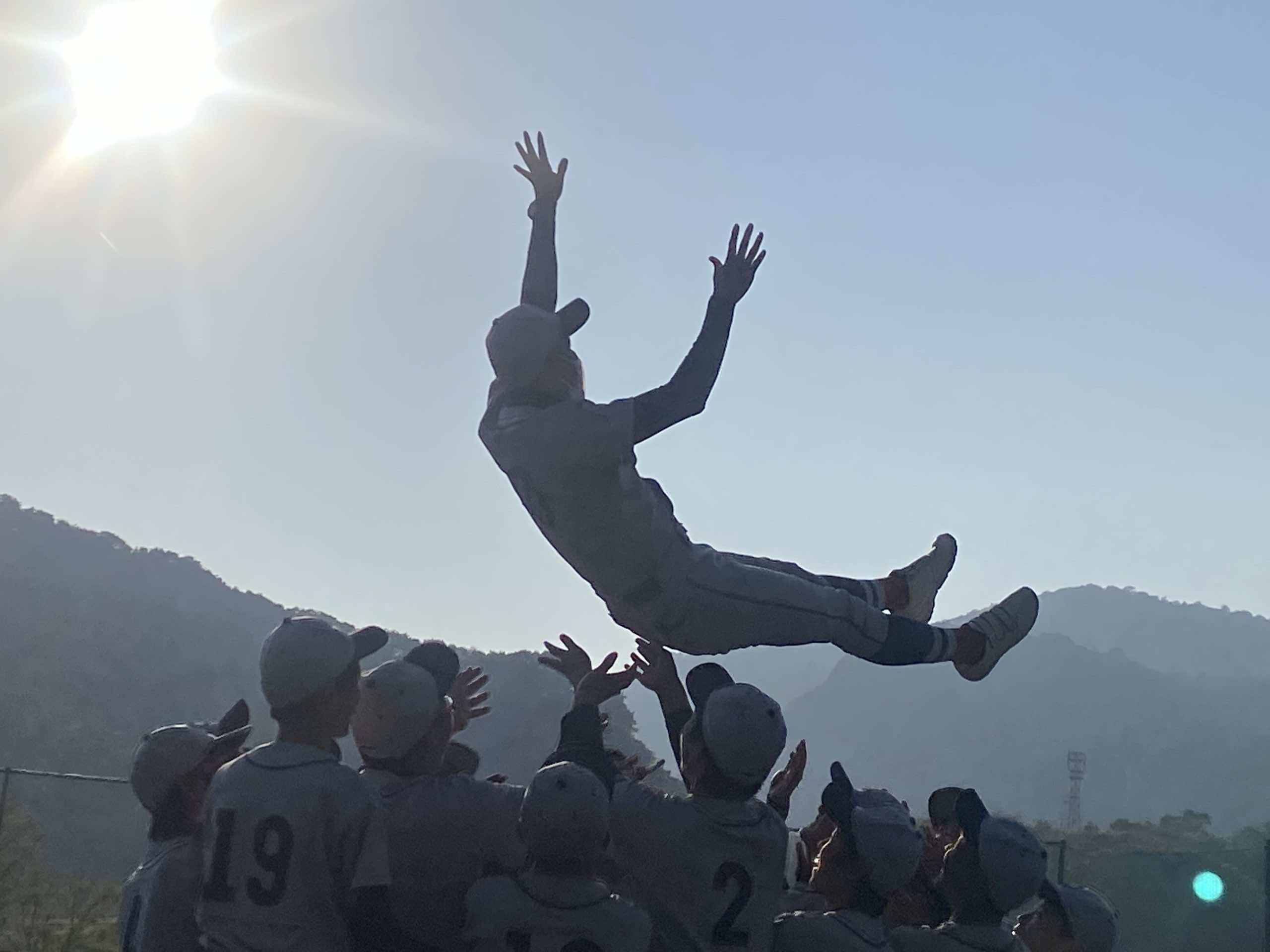 2022/11/12 祝！中学野球部全国大会出場！