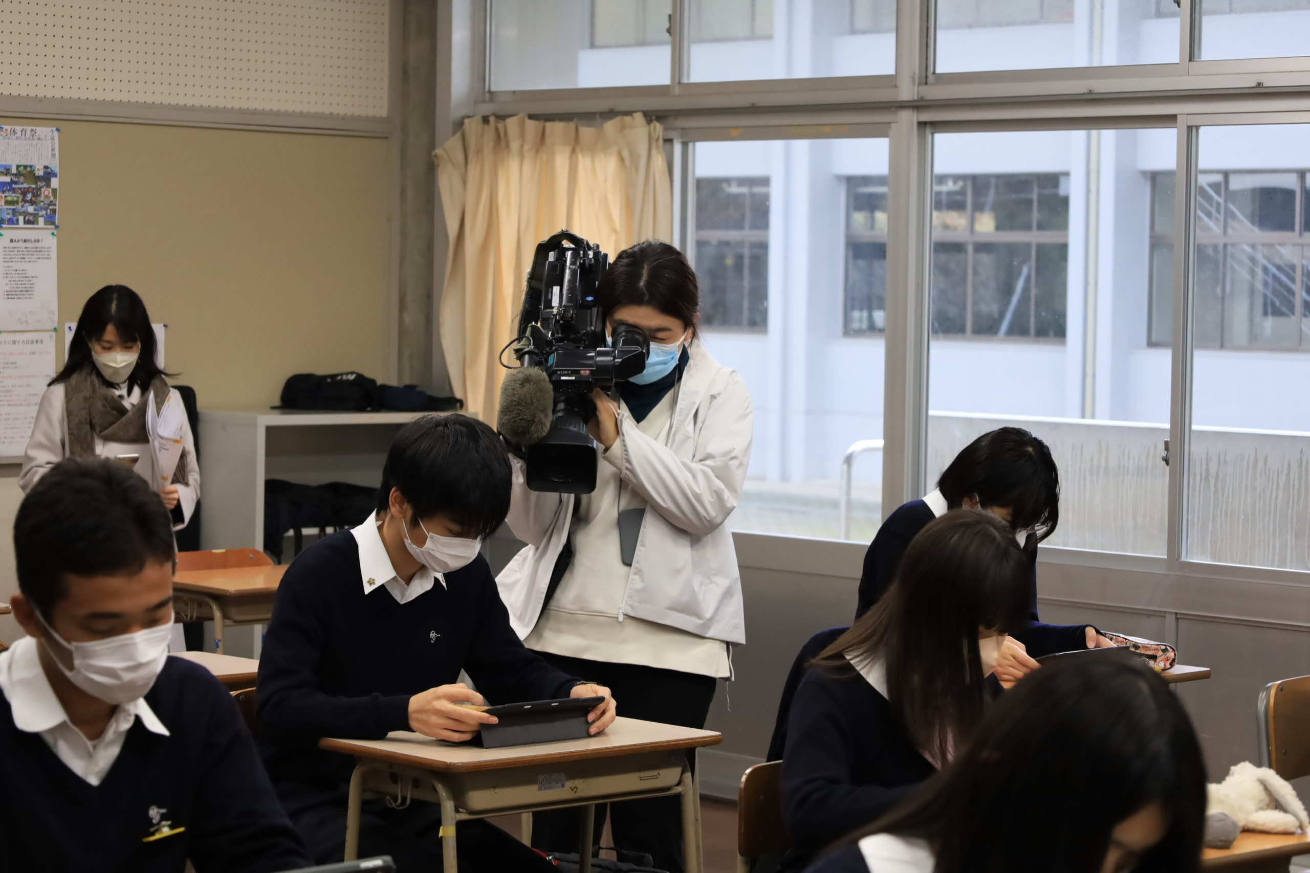 2022/12/06　テレビ局の取材を受けました