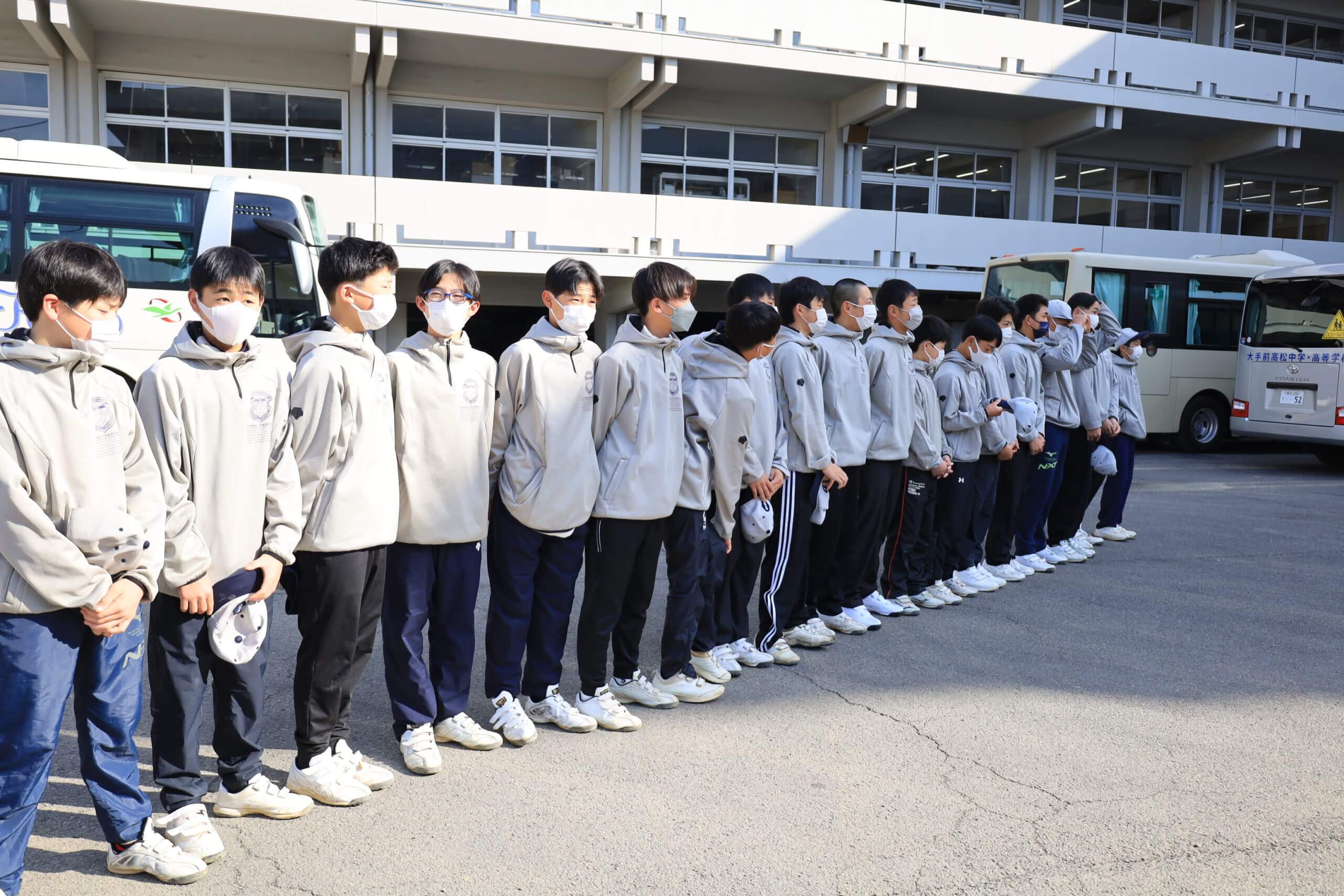 2023/03/20　中学軟式野球部　全国大会へ出発！