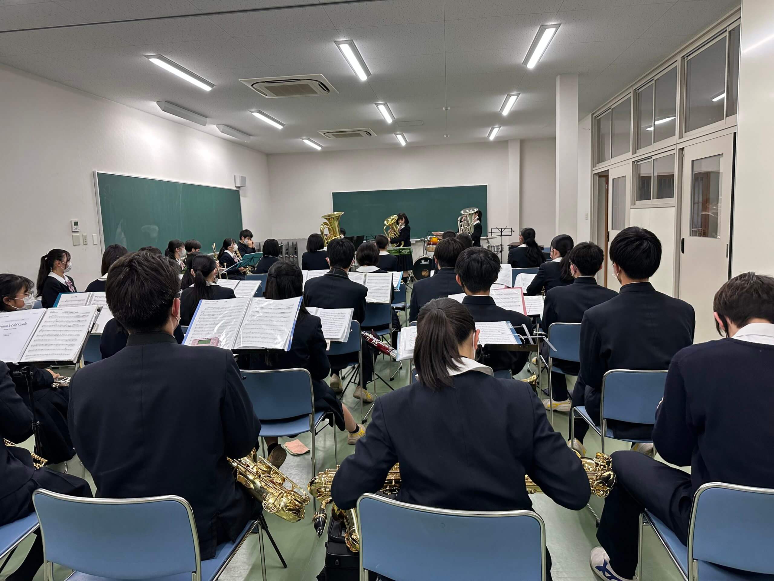 2023/03/08  吹奏楽部部内アンサンブルコンテスト