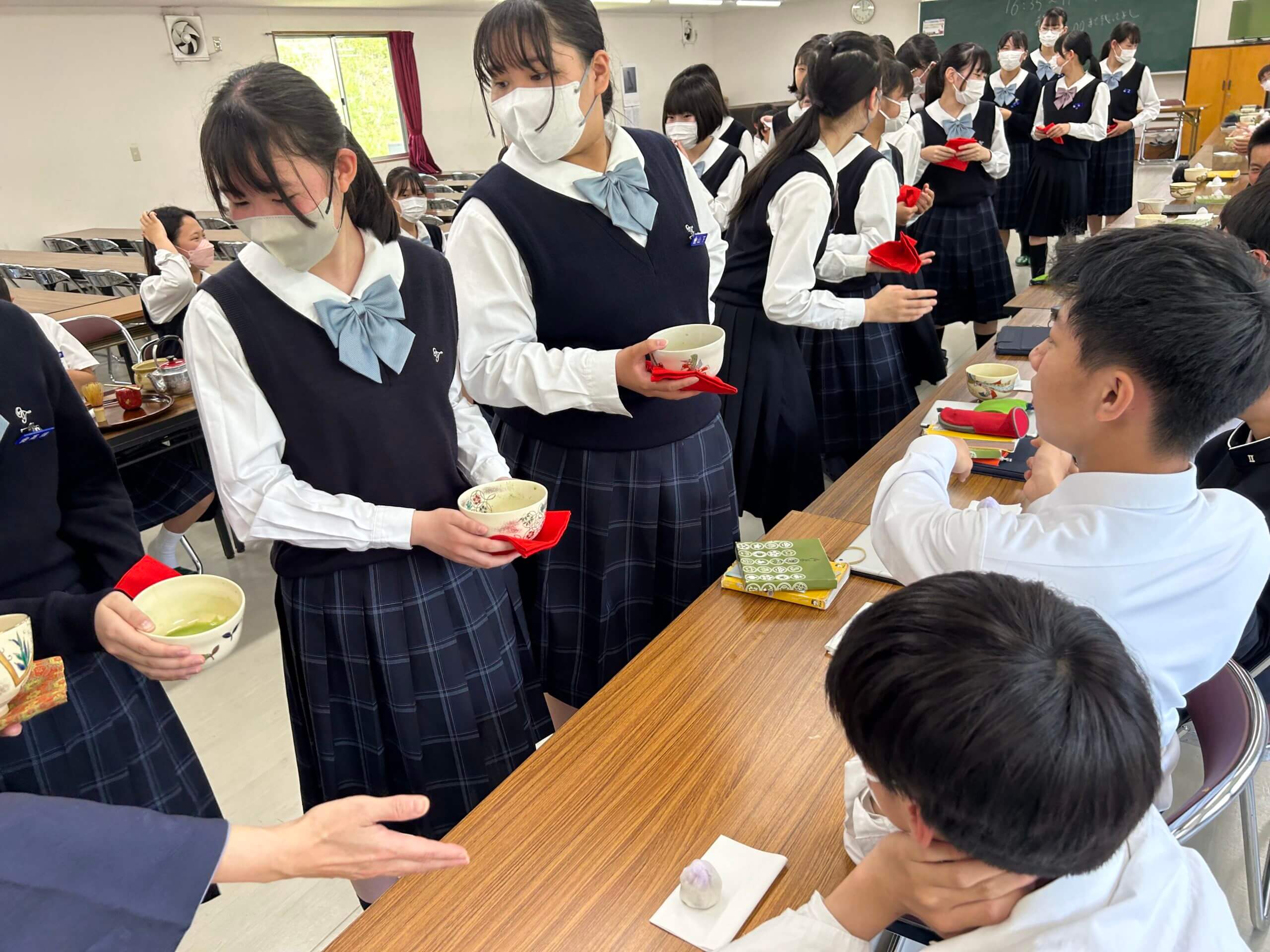 2023/06/01　中学茶道授業