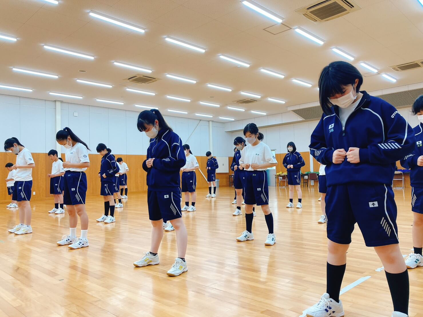 2023/10/1　体育授業風景(体育祭)中学生
