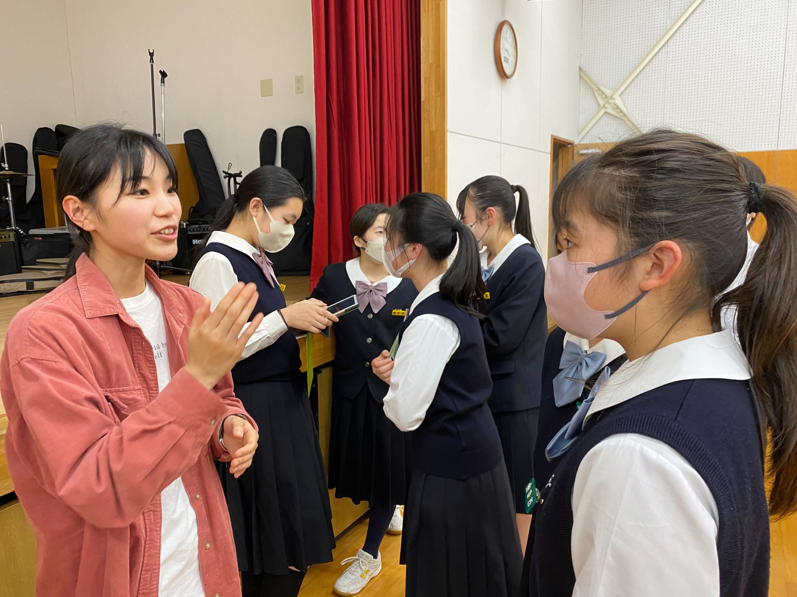 獣医師になった卒業生による講演