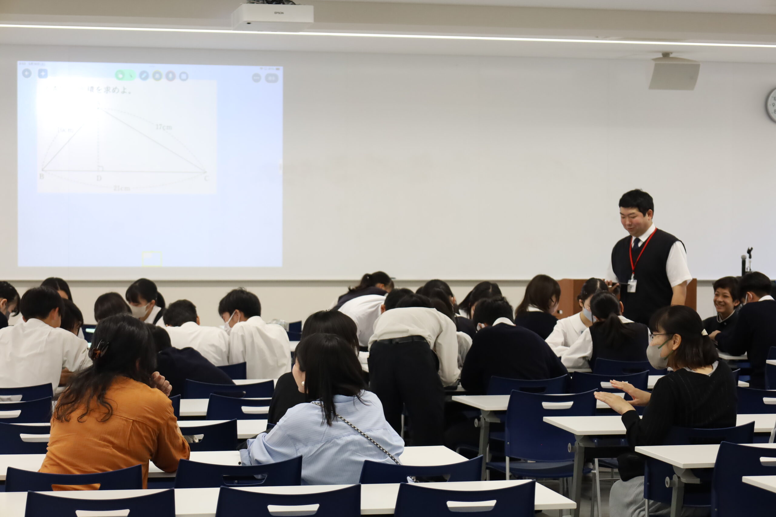 保護者参観授業