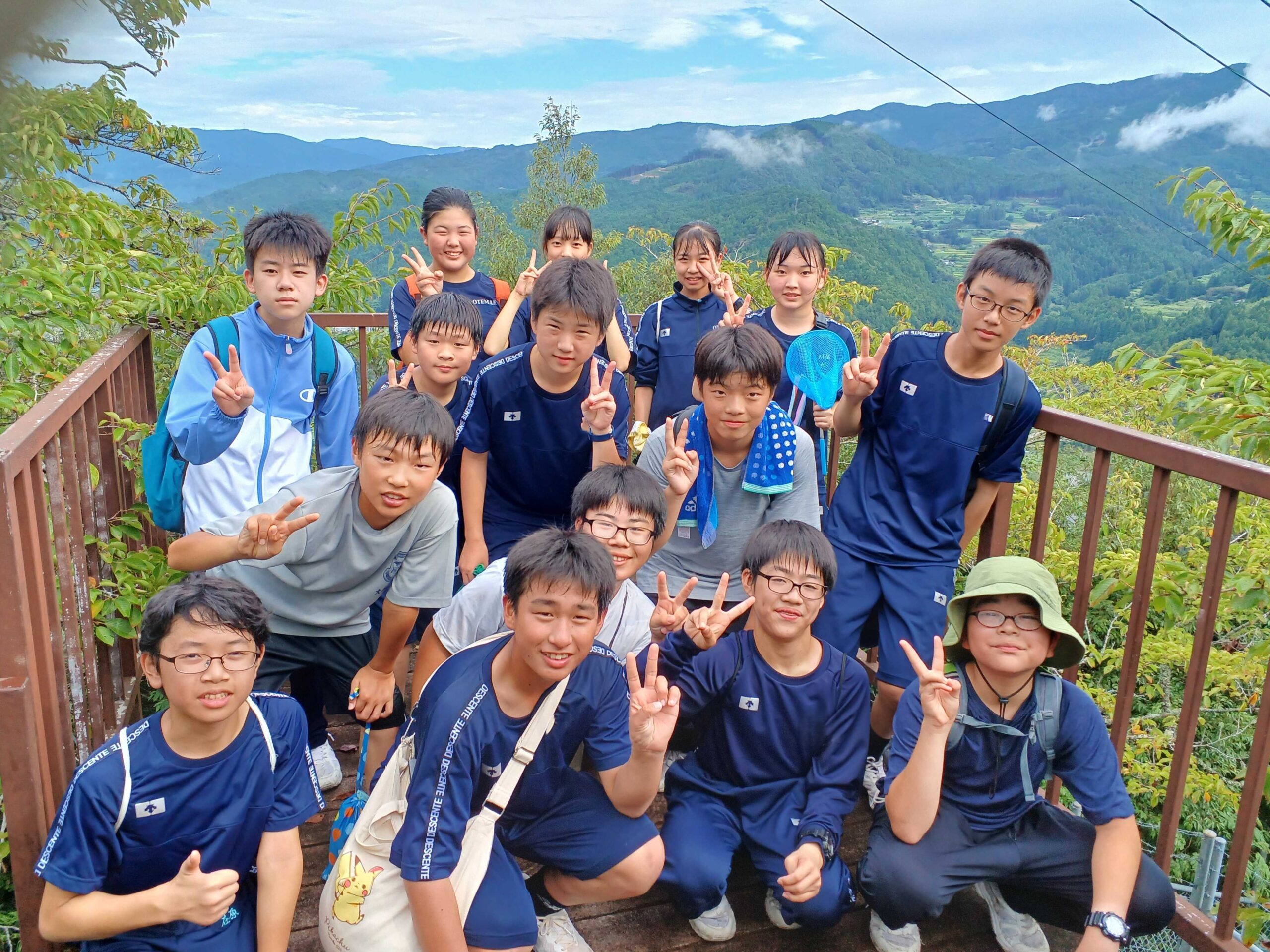 中学1年生 宿泊学習レポート：2日目 モンベルアウトドアヴィレッジ本山