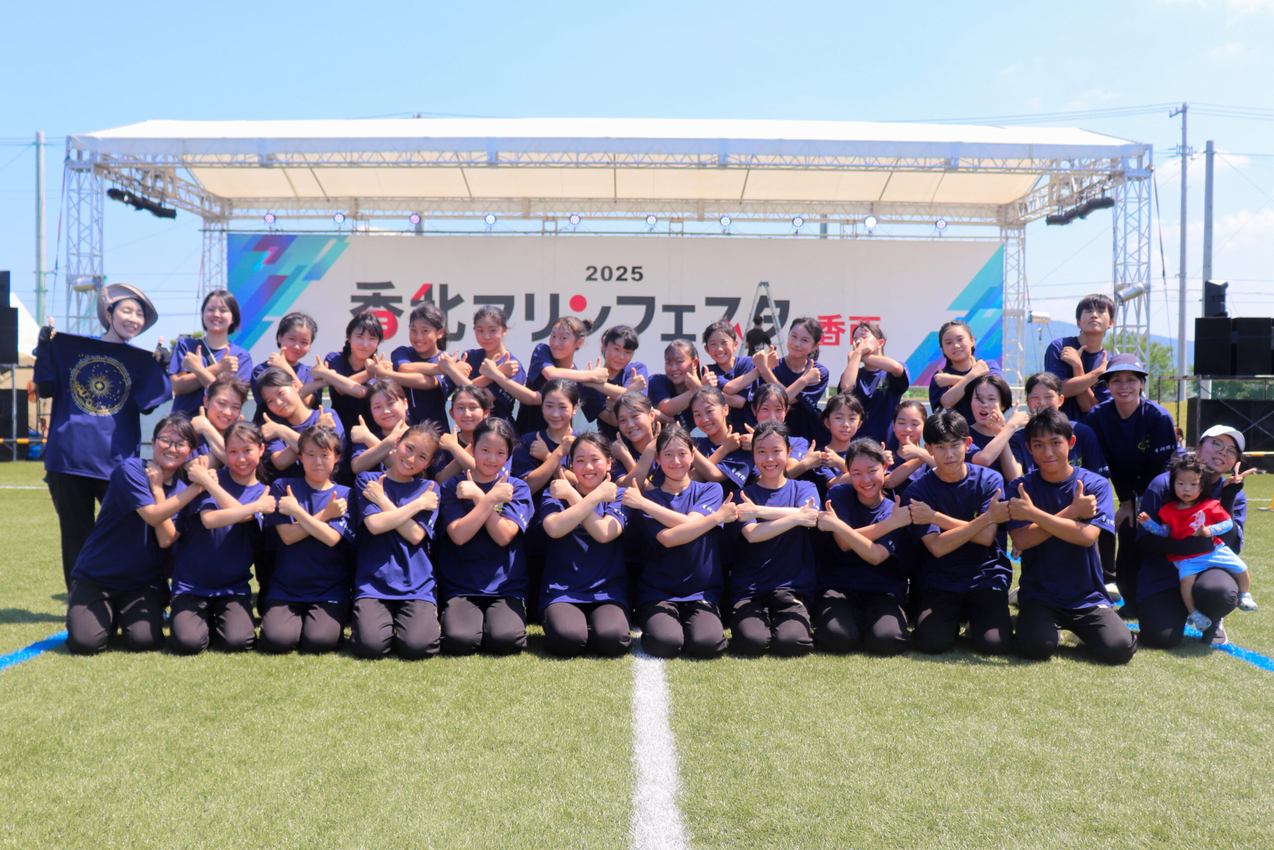 香北マリンフェスタにダンス部初参加！