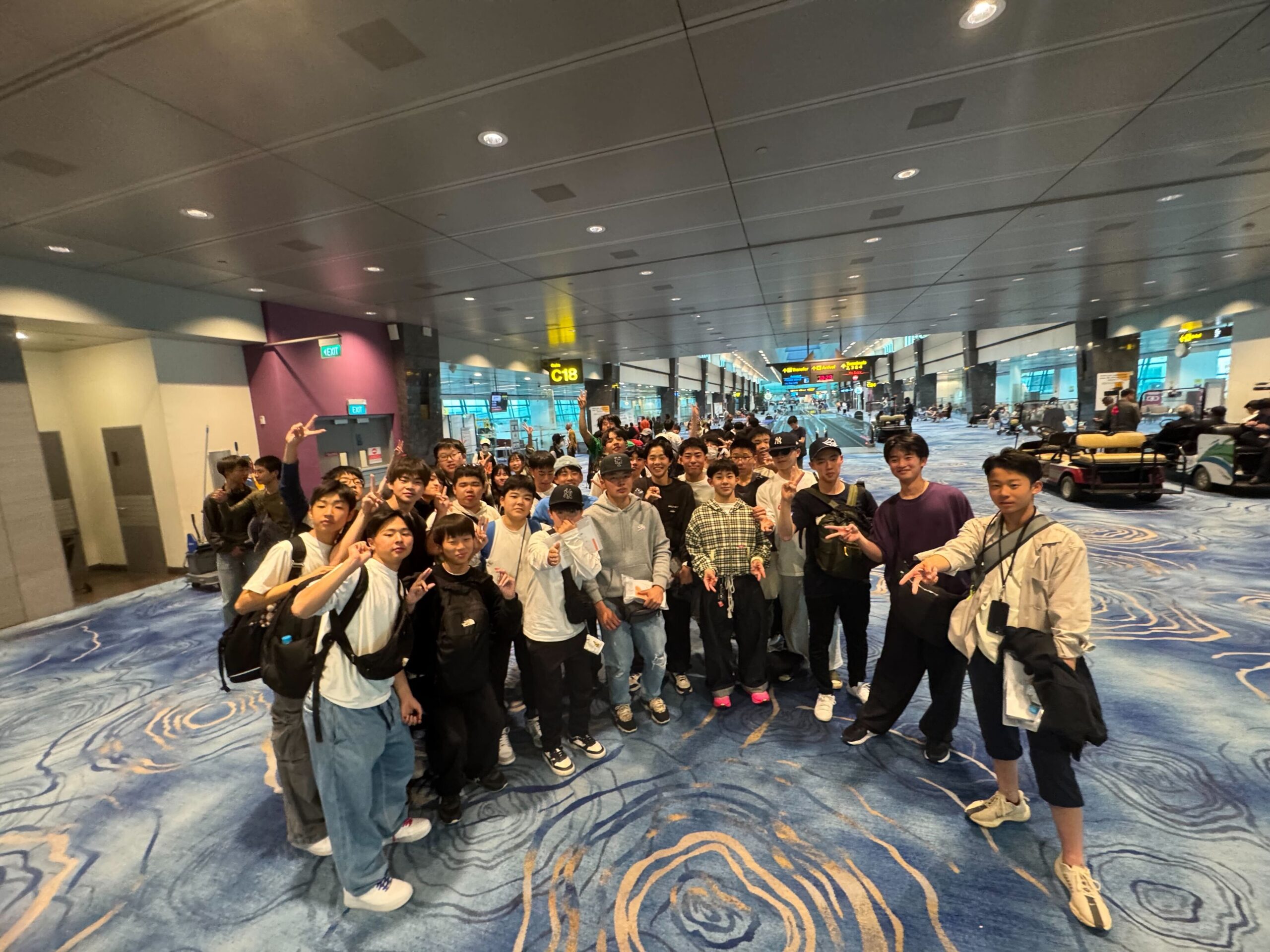 中学3年生 修学旅行 in シンガポール（1日目）